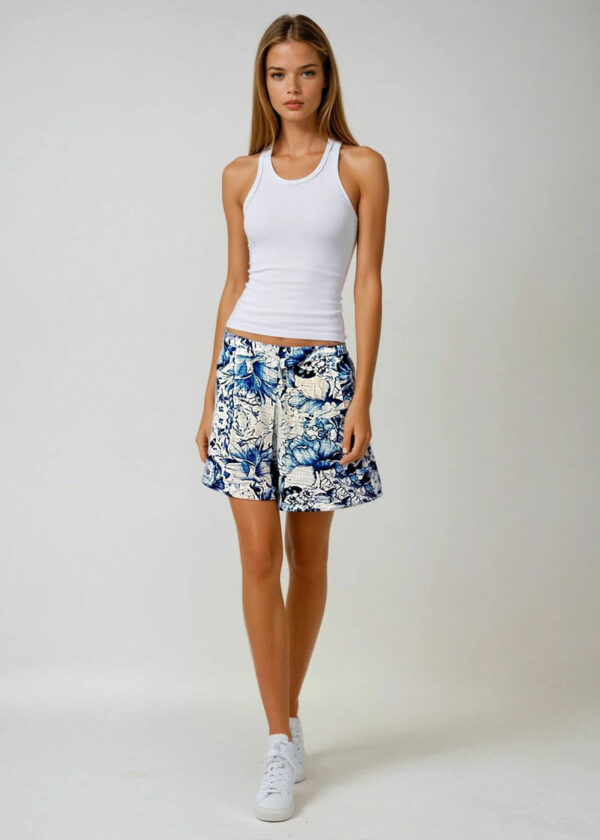 Jardín Shorts – High-Waisted Cotton Shorts - Image 4