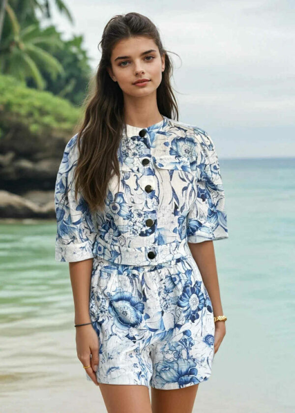 Marina Set – Памучен къс комплект