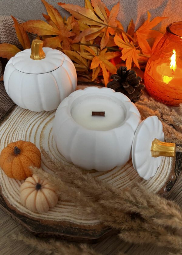 Свещ Ceramic Pumkin