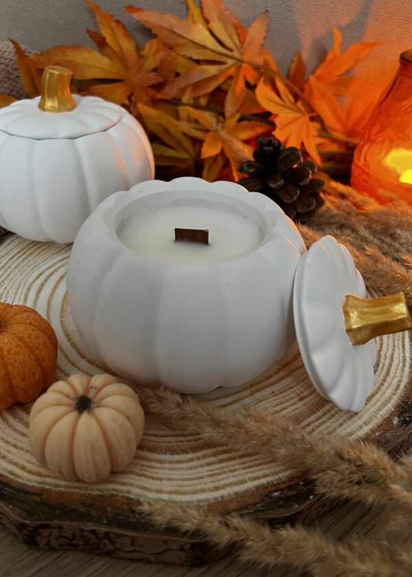 Свещ Ceramic Pumkin - Image 2