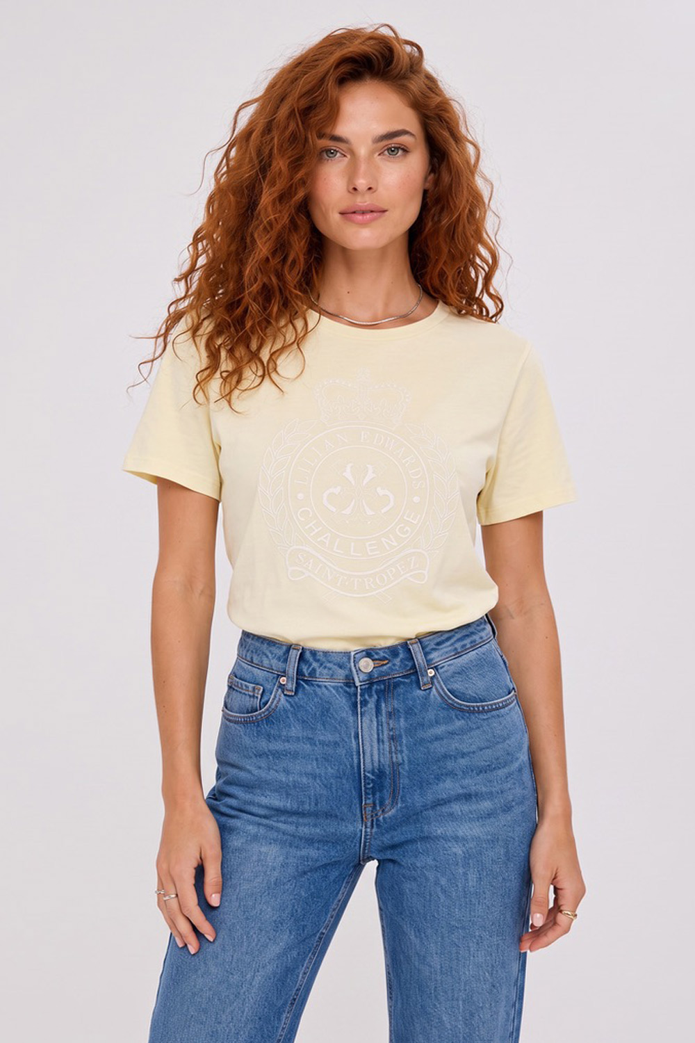 Yellow Saint-Tropez T-shirt - Image 2