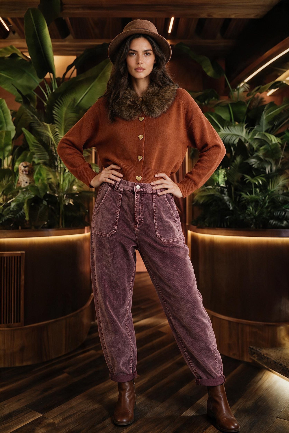 Purple Rosemary Trousers
